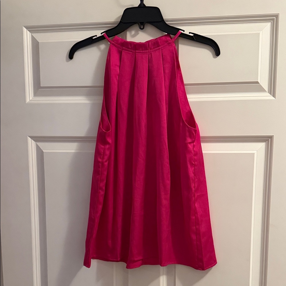 Ann Taylor Pink Sleeveless Top